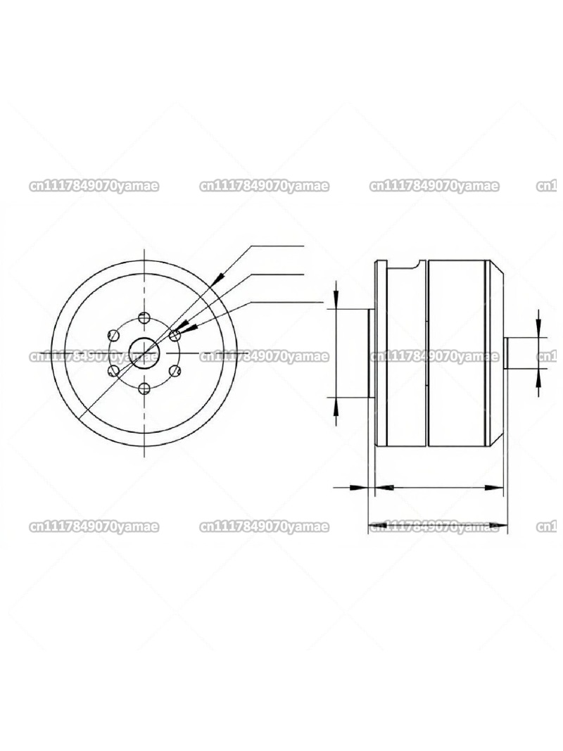Direct Drive Servo Motor Robotics - DM-H3510 BLDCハブモーター（24V、0.18Nm、ドライバーおよびエンコーダー内蔵）、ロボット関節用ダイレクトドライブサーボモーター