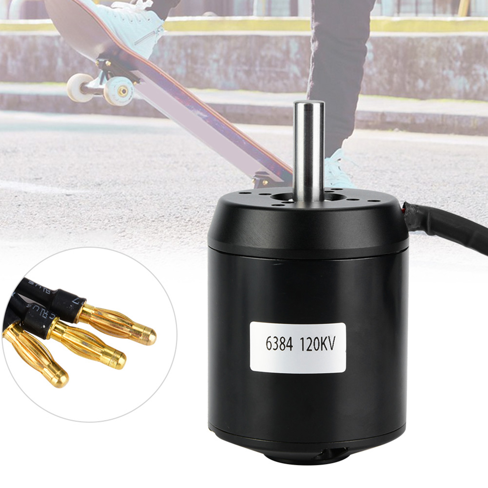 電動スクーター用ブラシレスモーター 6384 120KV B - 6384 Brushless Motor Sensored のレビューと価格